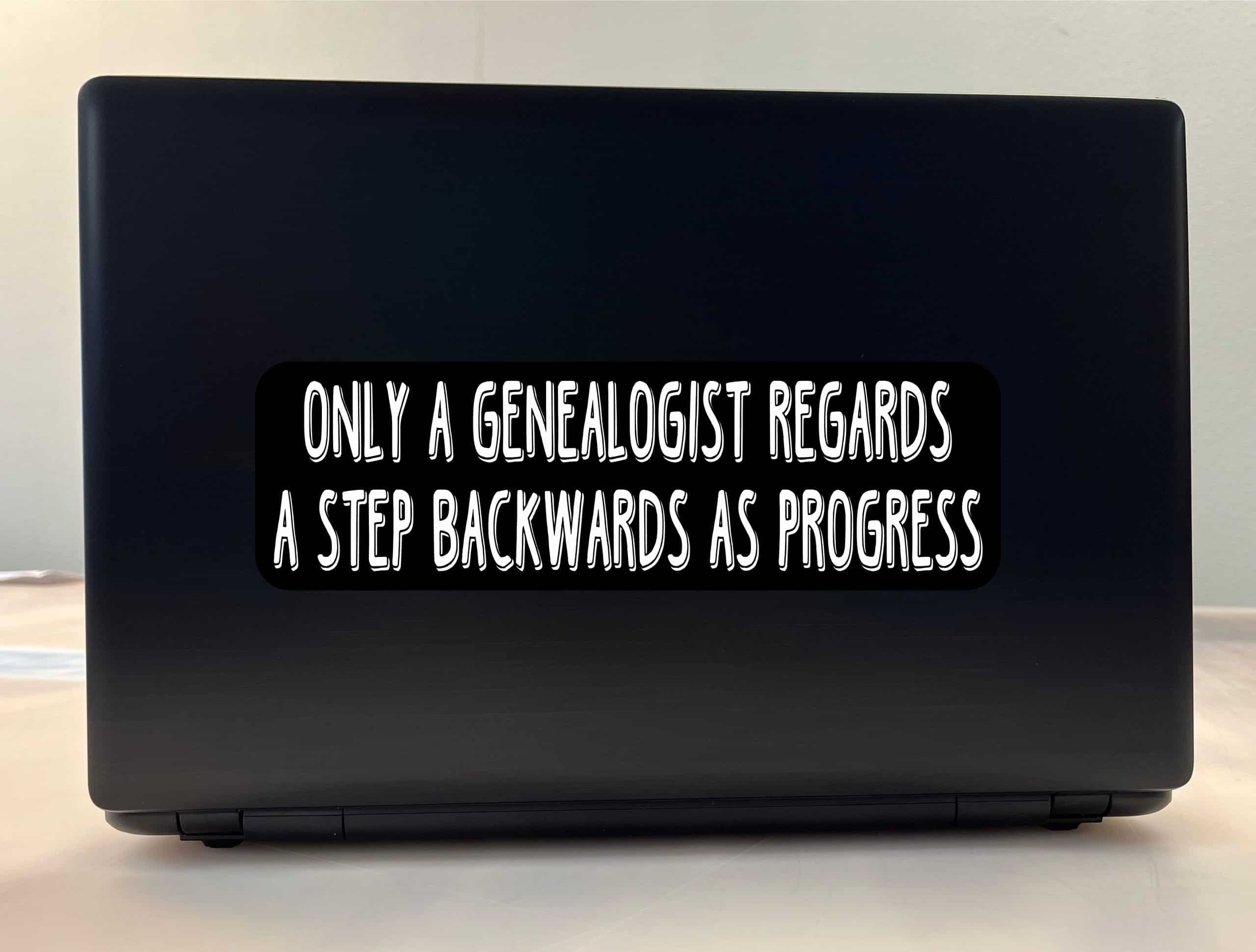 bold typography, humorous text, rectangular format - vinyl removable sticker