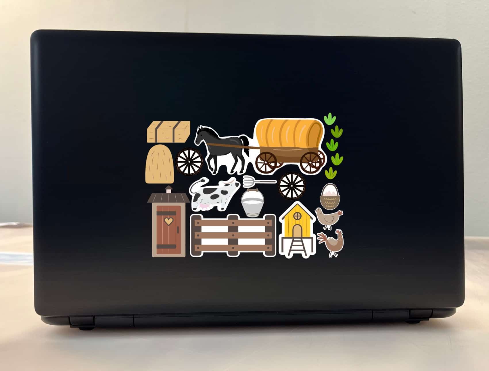 StickerTalk Old West Pioneer Farm Collection Vinyl Stickers - Image 4