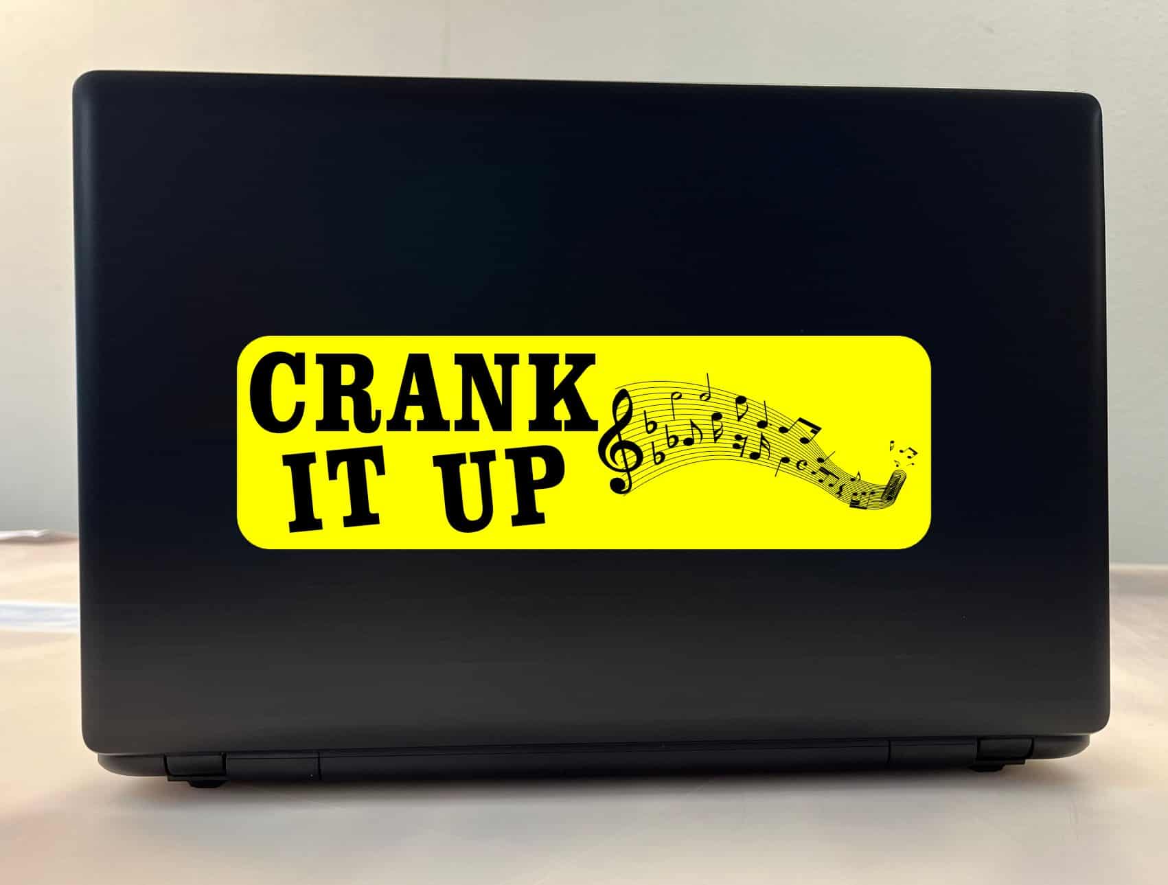 Crank it up Sticker