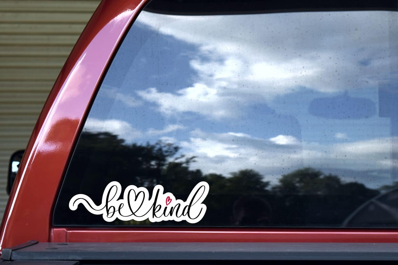 StickerTalk Be Kind Script Vinyl Sticker, 10 inches x 3 inches ...