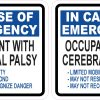 In Case Of Emergency Stickers