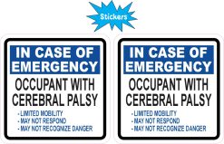 In Case Of Emergency Stickers