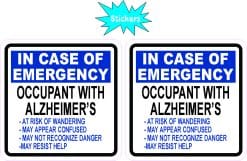 In Case Of Emergency Stickers