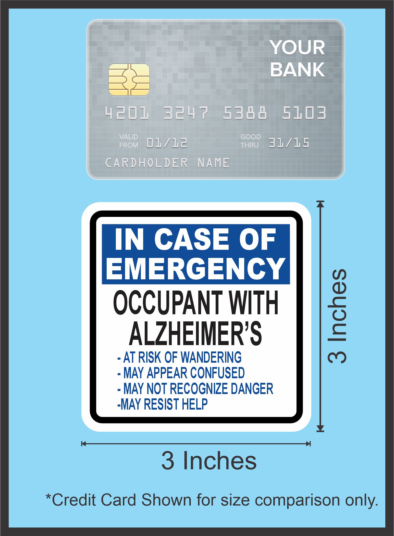 In Case Of Emergency Stickers