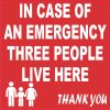 In Case of Emergency Sticker
