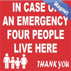 In Case of Emergency Magnet