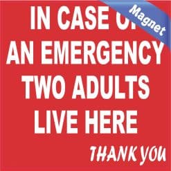 In Case of Emergency Magnet