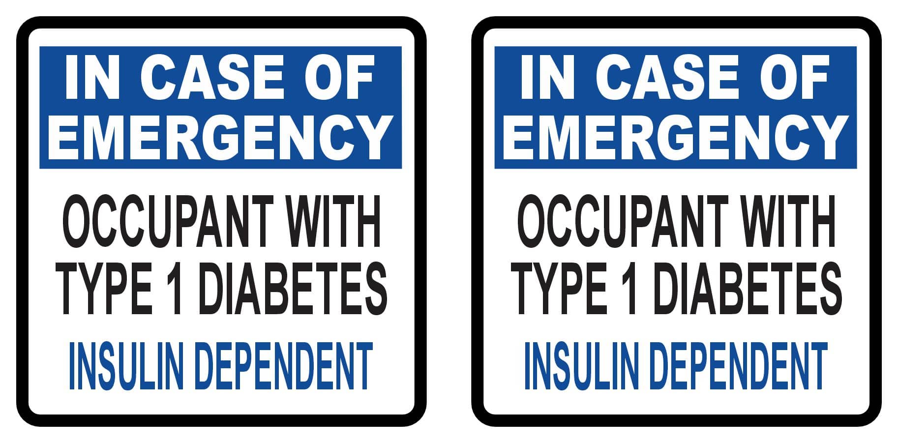 In Case Of Emergency Stickers