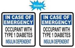 In Case of Emergency Stickers