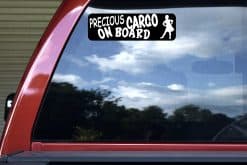 bold typography, child silhouette, contrasting colors - vinyl removable sticker
