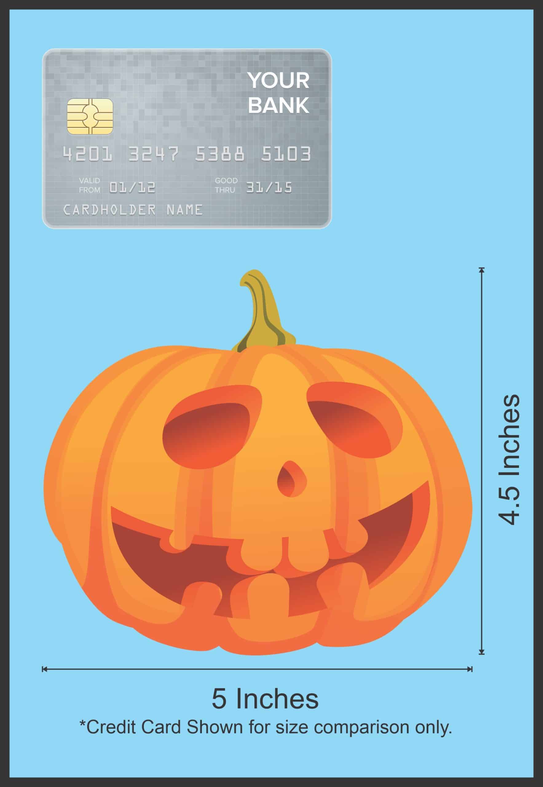 jack-o'-lantern face, carved pumpkin design, triangle eyes - vinyl removable sticker
