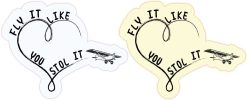 Airplane Stickers 