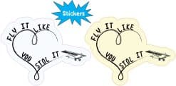 Airplane Stickers 
