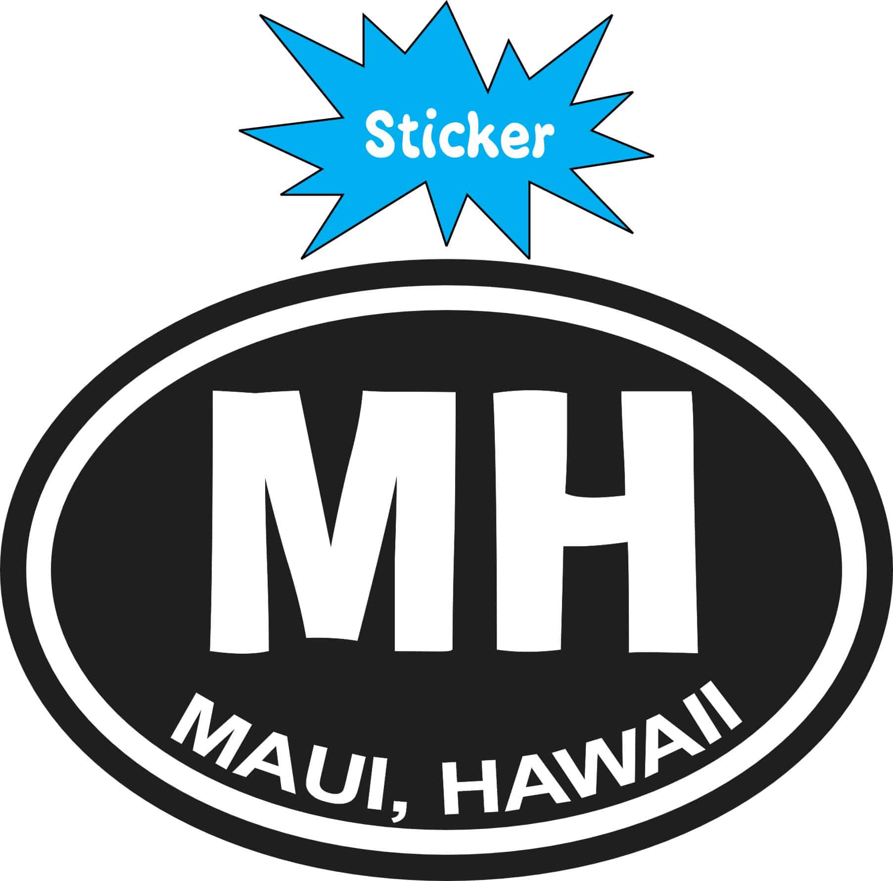 oval shape, bold typography, geographic identifier format - vinyl removable sticker