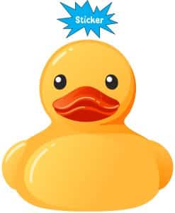 Duck Sticker