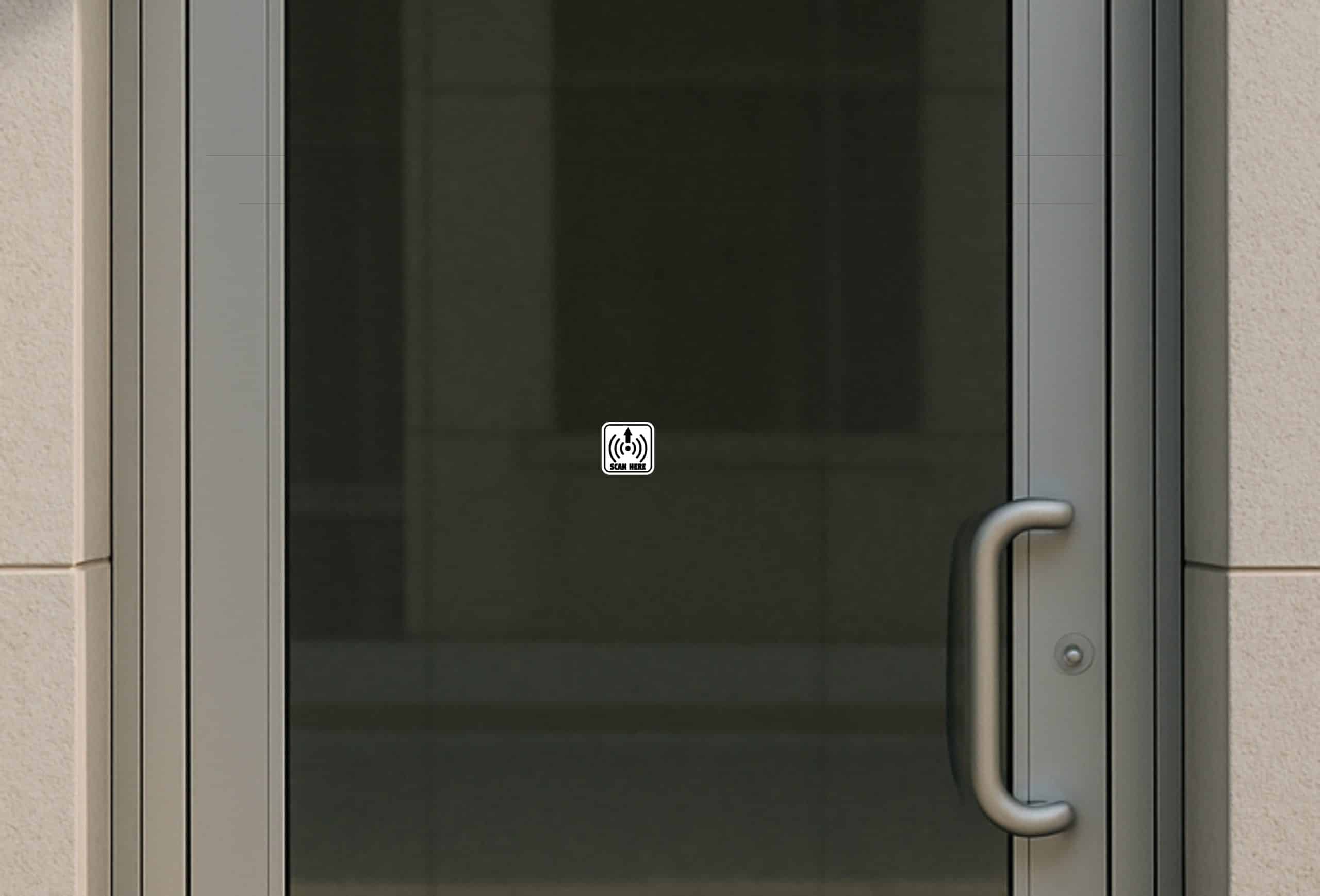 StickerTalk QR Code Scan Here Vinyl Stickers with Arrow, 2 inches by 2 inches - Image 7