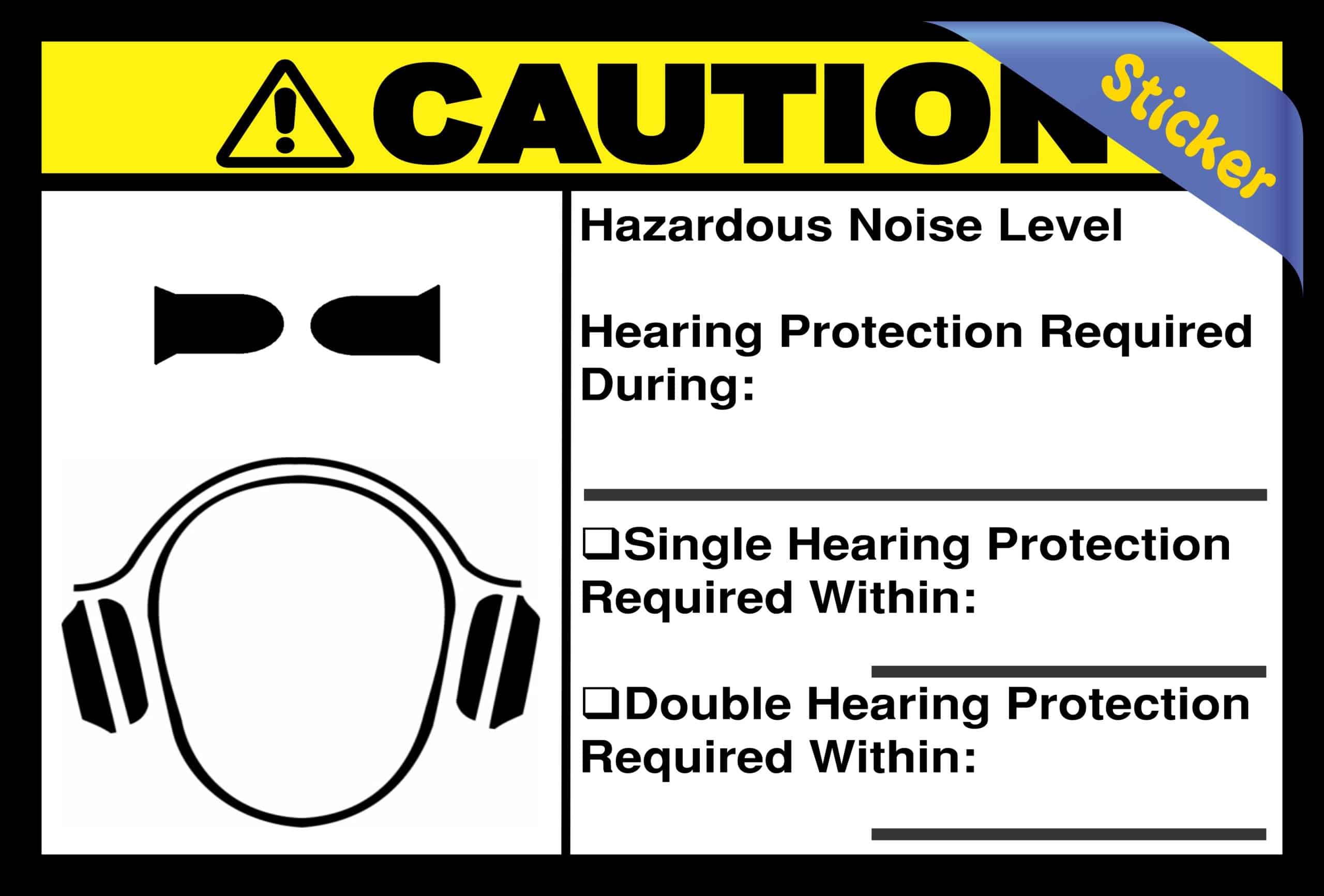 Caution Sticker