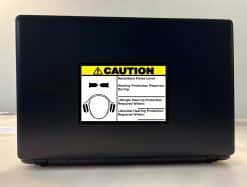 Caution Sticker