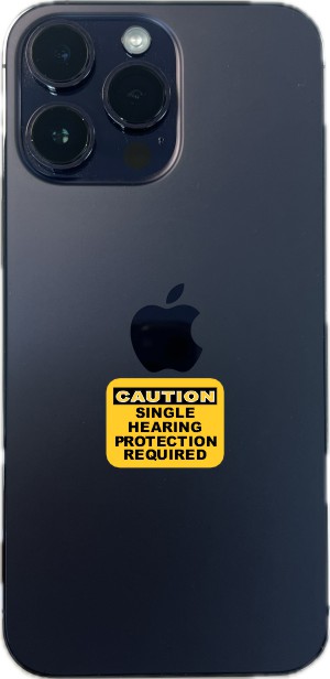 bold caution header, clear safety text, high-contrast colors - vinyl removable sticker