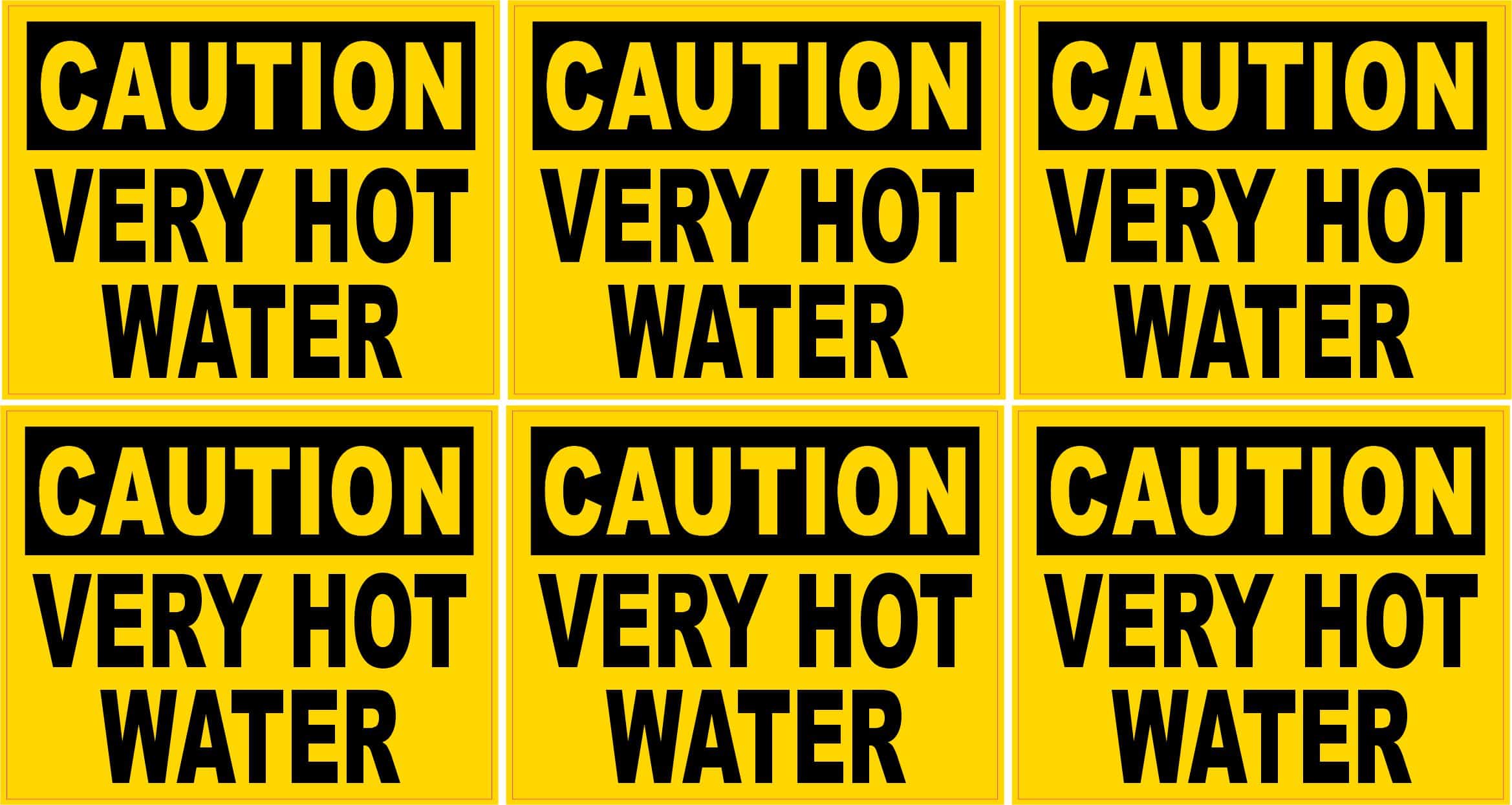 Caution Stickers