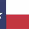 lone star, horizontal stripes, blue square - vinyl removable magnet