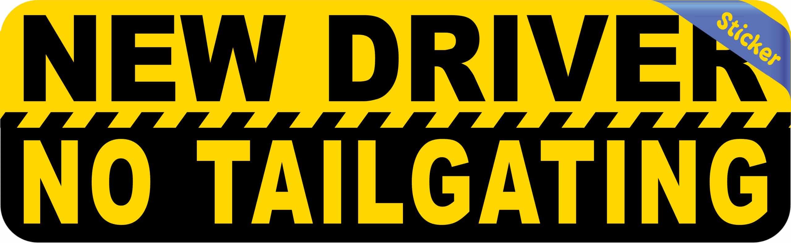 bold typography, safety stripe pattern, high contrast colors - vinyl removable sticker