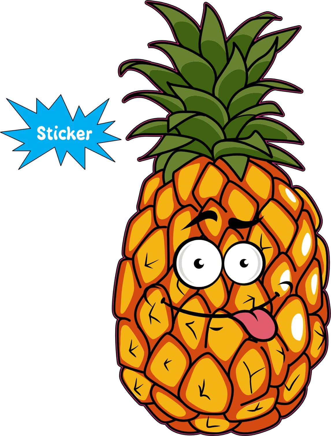 Pineapple Sticker