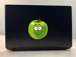cartoon character, googly eyes, smiling face - vinyl removable sticker