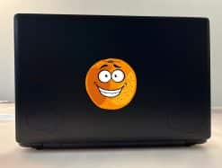 cartoon character, googly eyes, smiling face - vinyl removable sticker