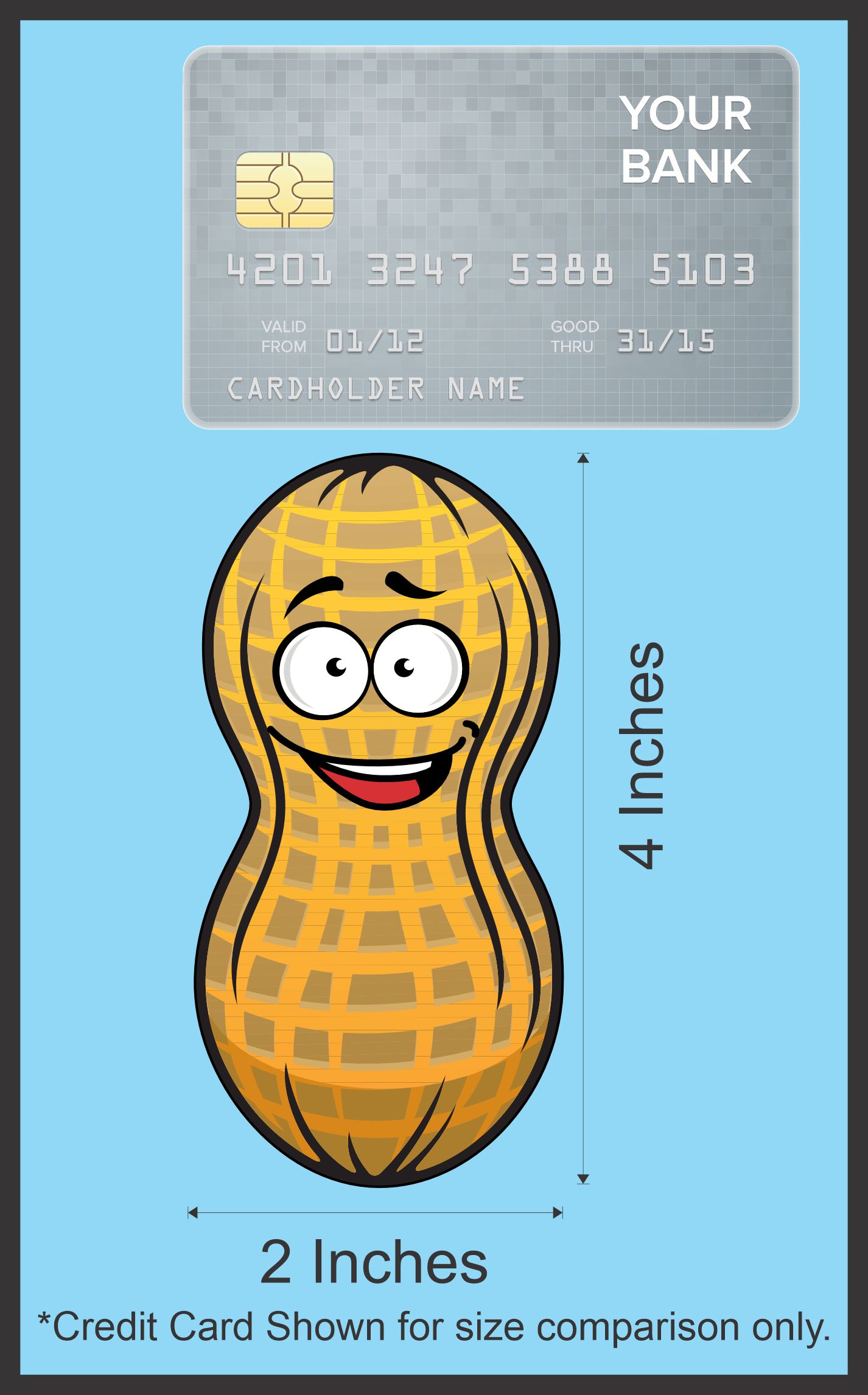 cartoon faces, textured shell pattern, googly eyes - vinyl removable sticker