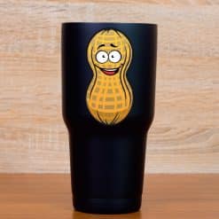 cartoon faces, textured shell pattern, googly eyes - vinyl removable sticker