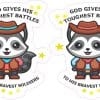 Raccoon Sticker