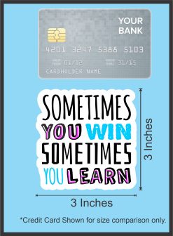 bold typography, colorful text, motivational quotes - vinyl removable sticker