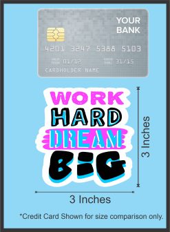 bold typography, colorful text, motivational quotes - vinyl removable sticker