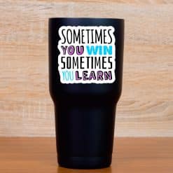 bold typography, colorful text, motivational quotes - vinyl removable sticker