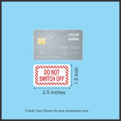 bold typography, striped border pattern, high contrast colors - vinyl removable sticker