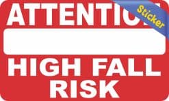 Fall Risk Sticker