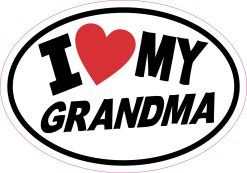 oval shape, heart symbol, bold typography - vinyl removable sticker