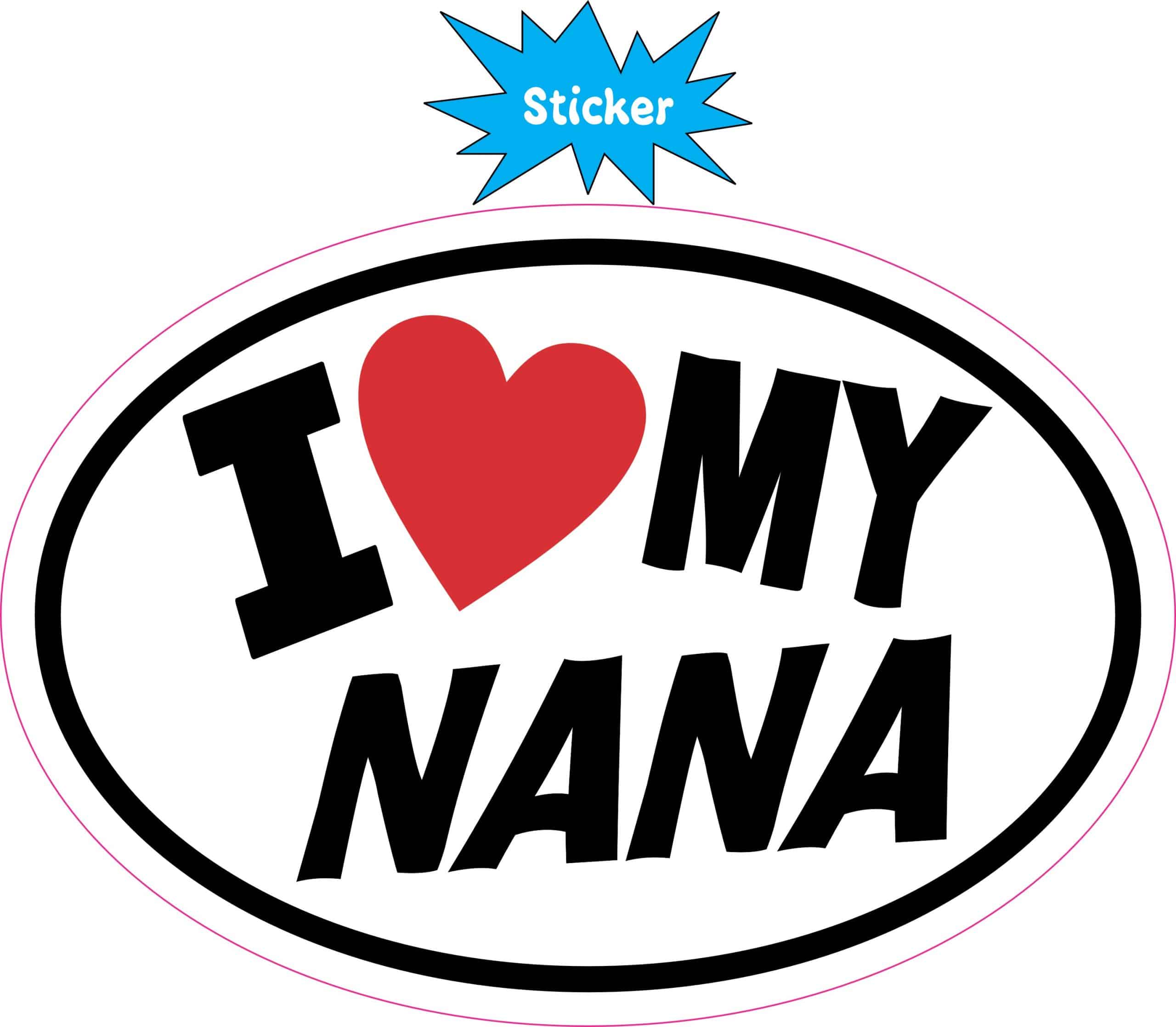 oval shape, heart symbol, bold typography - vinyl removable sticker