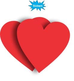 Heart Stickers