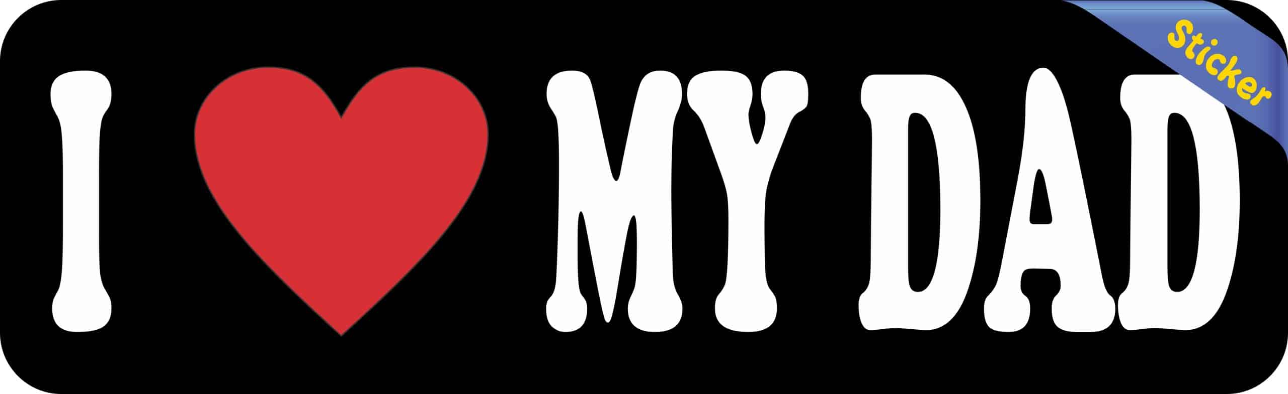 bold typography, heart symbol, high contrast colors - vinyl removable sticker