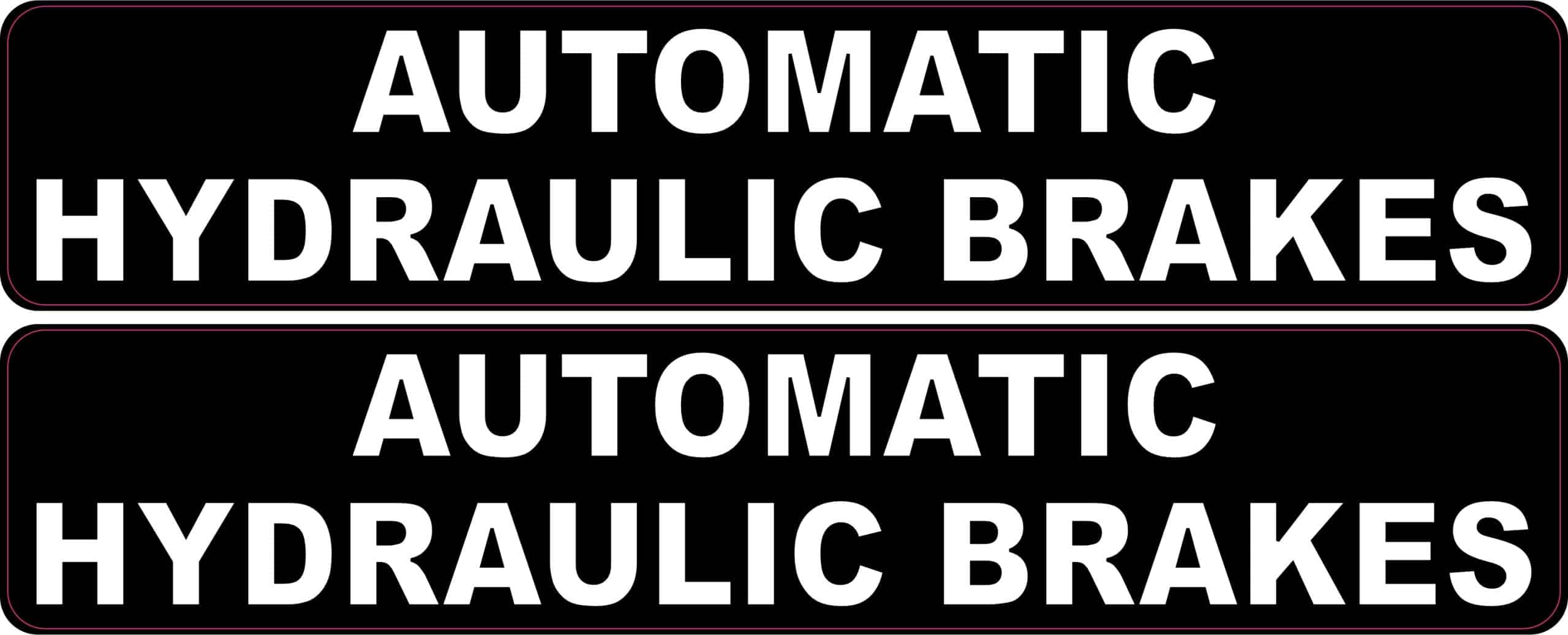 bold white text, black background, professional typography - vinyl removable sticker