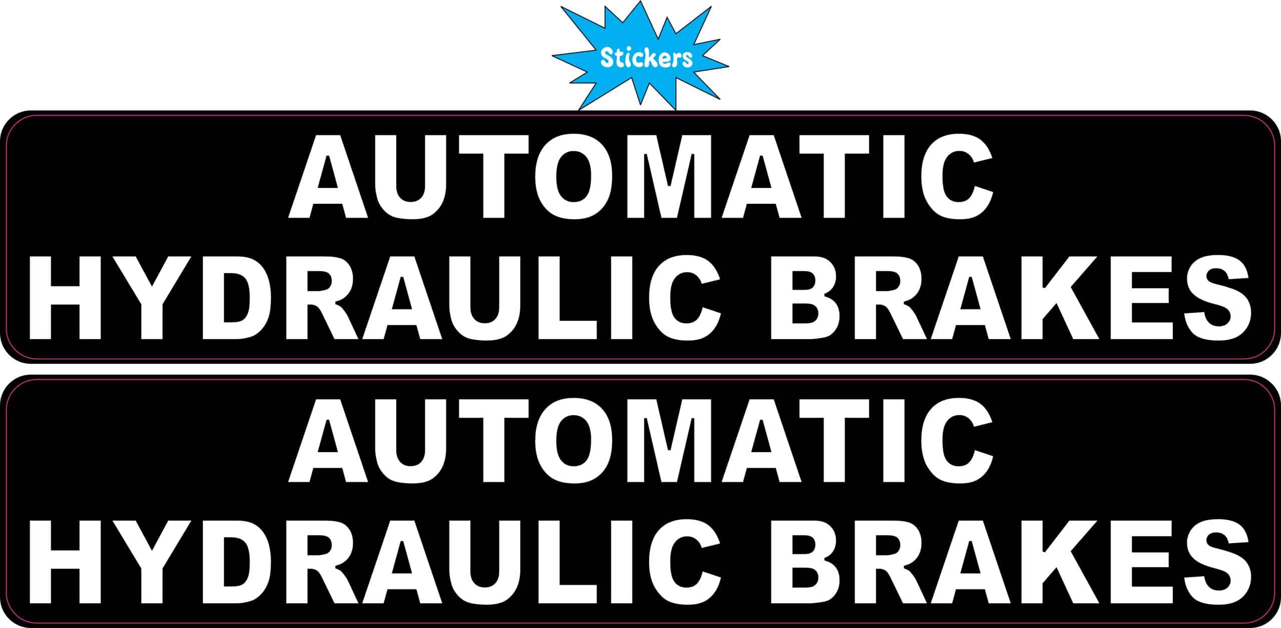 bold white text, black background, professional typography - vinyl removable sticker