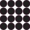 solid black circles, minimalist design, uniform shape - vinyl removable sticker