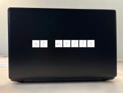hand gestures, line drawings, alphabet letters - vinyl removable sticker