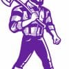 lumberjack mascot, SFA axe, university branding - vinyl removable sticker