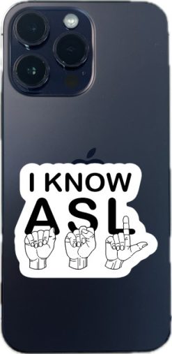 bold text typography, detailed hand illustrations, fingerspelling alphabet - vinyl removable sticker