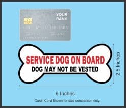 dog bone shape, bold typography, dual color text - vinyl removable sticker