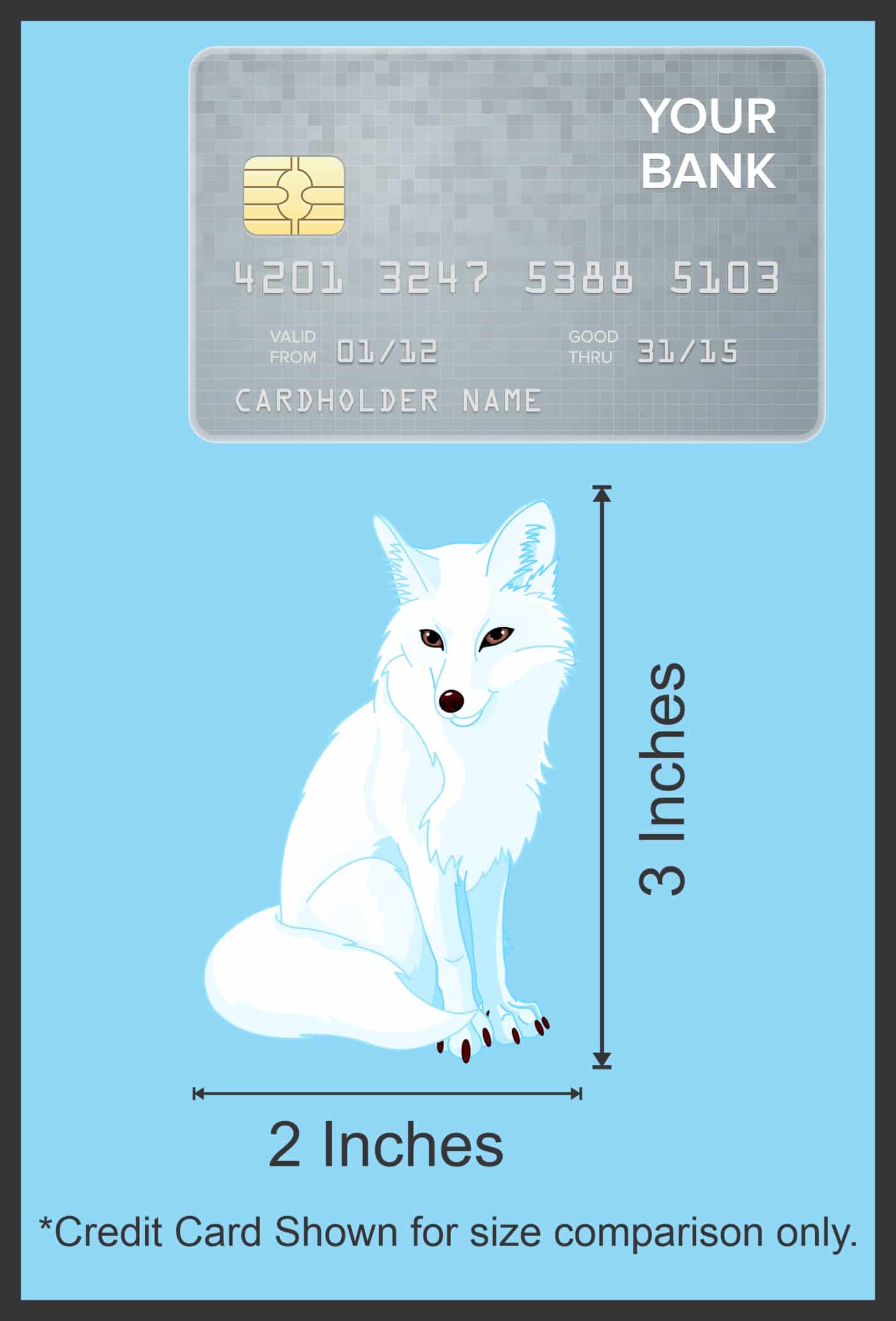 two Arctic wolves, amber eyes, minimalist style - vinyl removable sticker