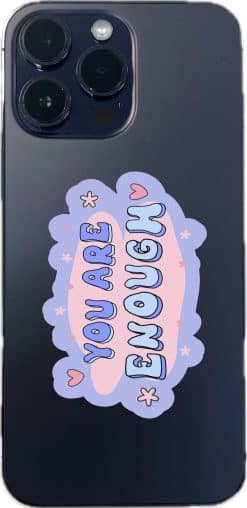 rainbow gradients, cloud shapes, heart decorations - vinyl removable sticker